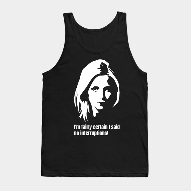 Buffy the vampire slayer - No interruptions Tank Top by AO01